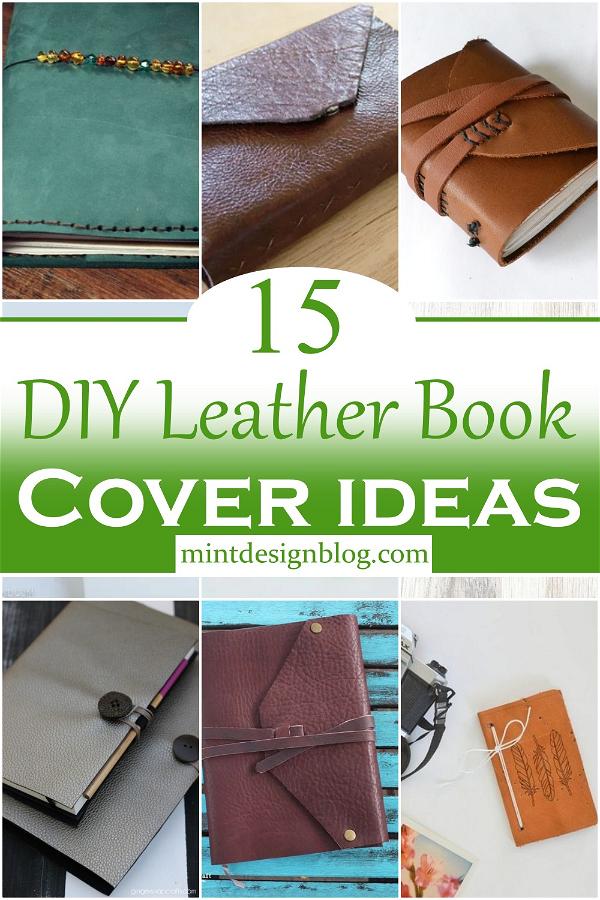 DIY Leather Book Cover ideas 1