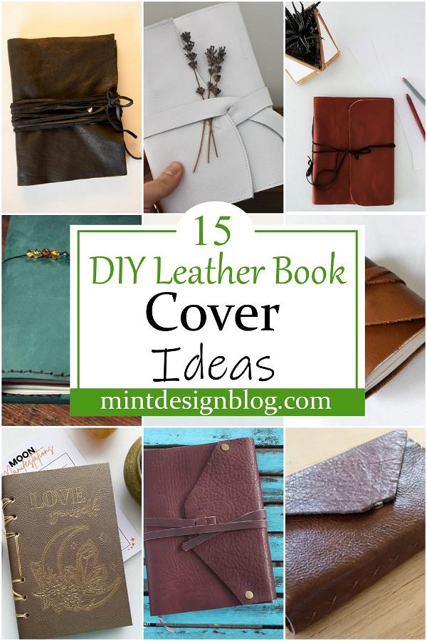 DIY Leather Book Cover ideas 2