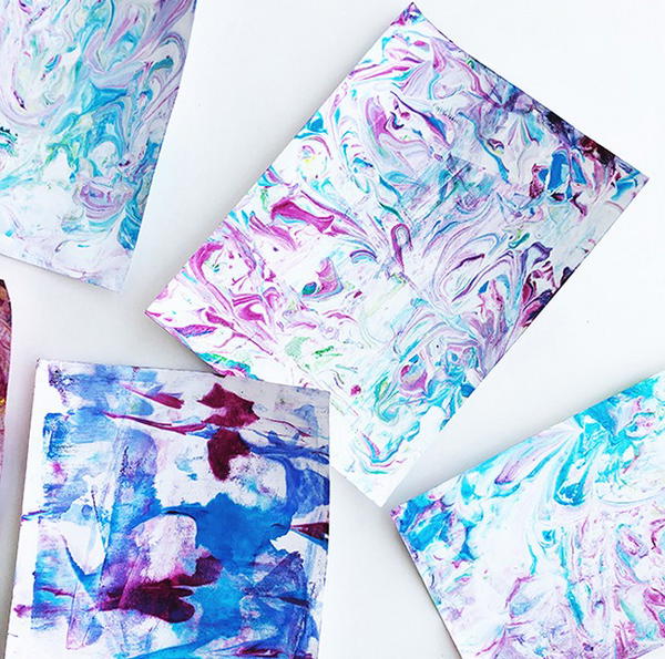  DIY Marble Paper Tutorial