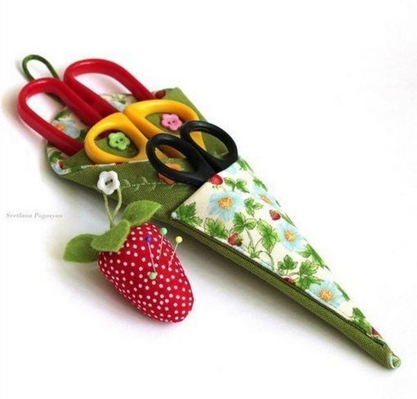 DIY Quilt Scissor Case Free Sewing Pattern