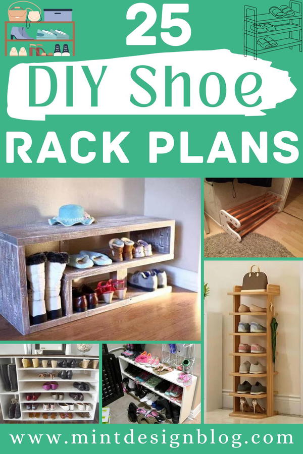 DIY Shoe Rack Plans