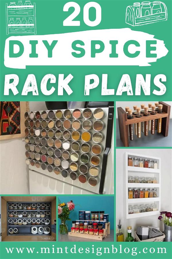 DIY Spice Rack Plans