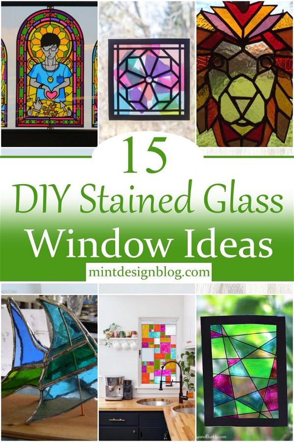 15 Diy Stained Glass Window Ideas For Home Decor Mint Design Blog