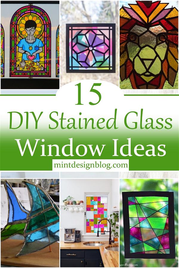 DIY Stained Glass Window Ideas 1