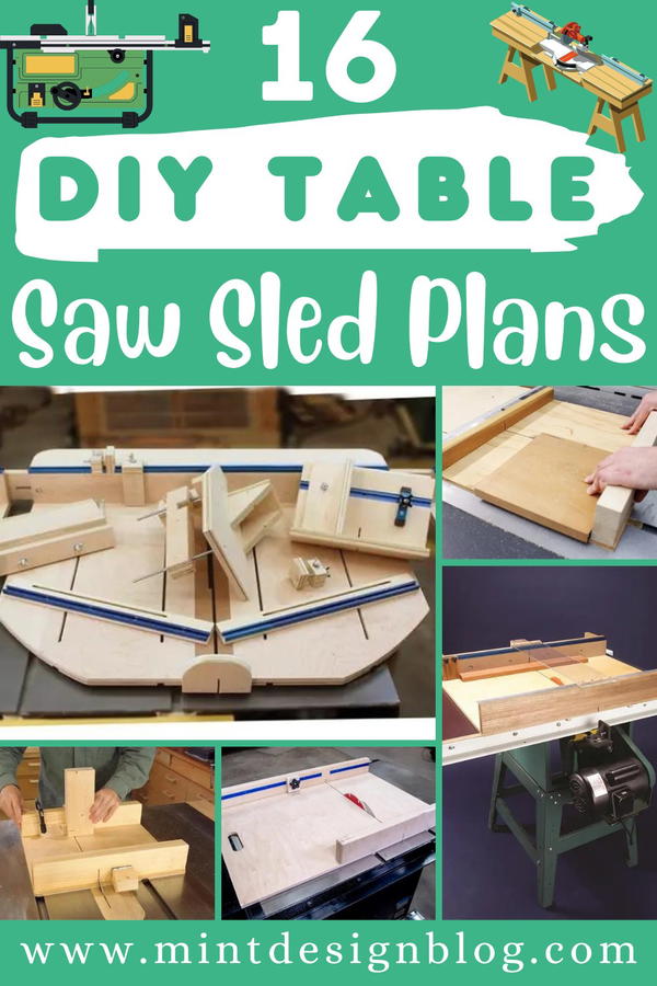 DIY Table Saw Sled Plans