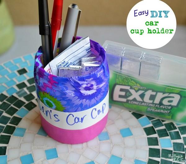 25 DIY Cup Holder Projects – How To Make A Cup Holder