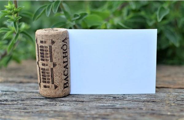 DIY Wine Cork Place Card Holder