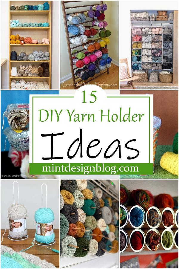 DIY Yarn Holder Ideas 2
