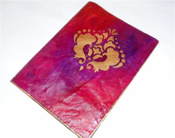 Faux Leather Paper Notebook Cover