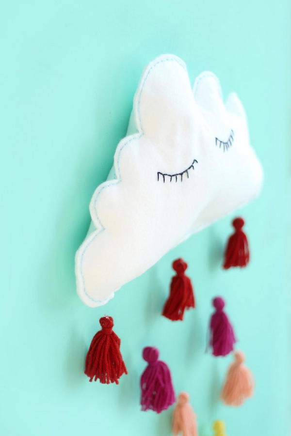 Felt Cloud Kid’s Decor