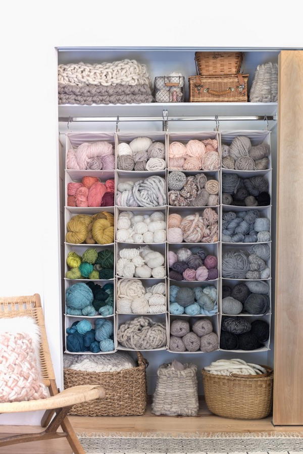 Hanging Organizer Yarn Storage