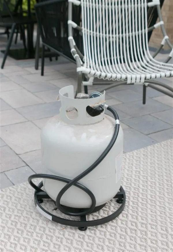 How To Hide A Propane Tank From A Patio’s Fire Pit