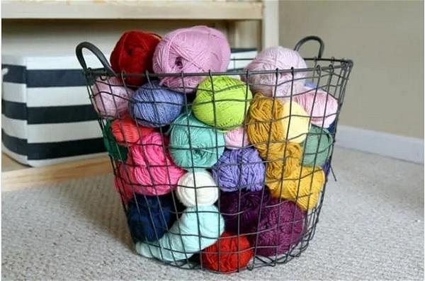 How To Make A Storage Basket For Your Yarn