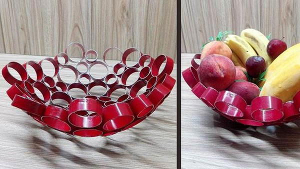 Lazy Susan Fruit Bucket