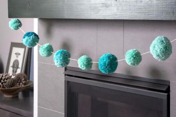 Make a Pom Pom Garland in Three Easy Steps