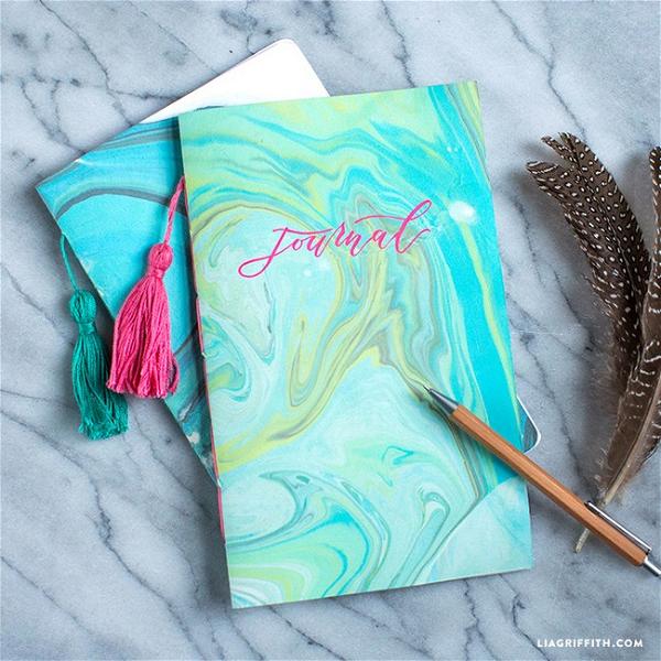 Marbled Paper Journal