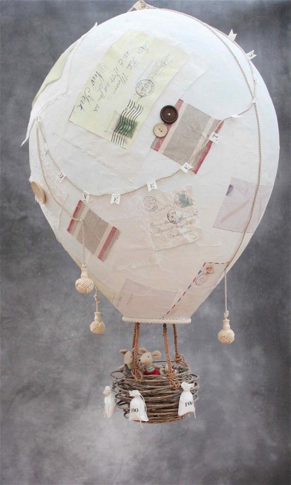 Paper Mache Hot Air Balloon