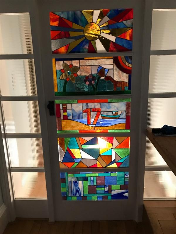 Stained Glass Door