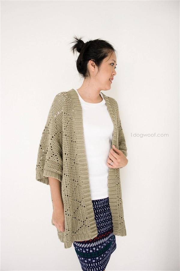 Summer Diamonds Kimono Cardigan