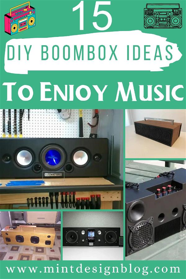 DIY Boombox Ideas To Enjoy Music