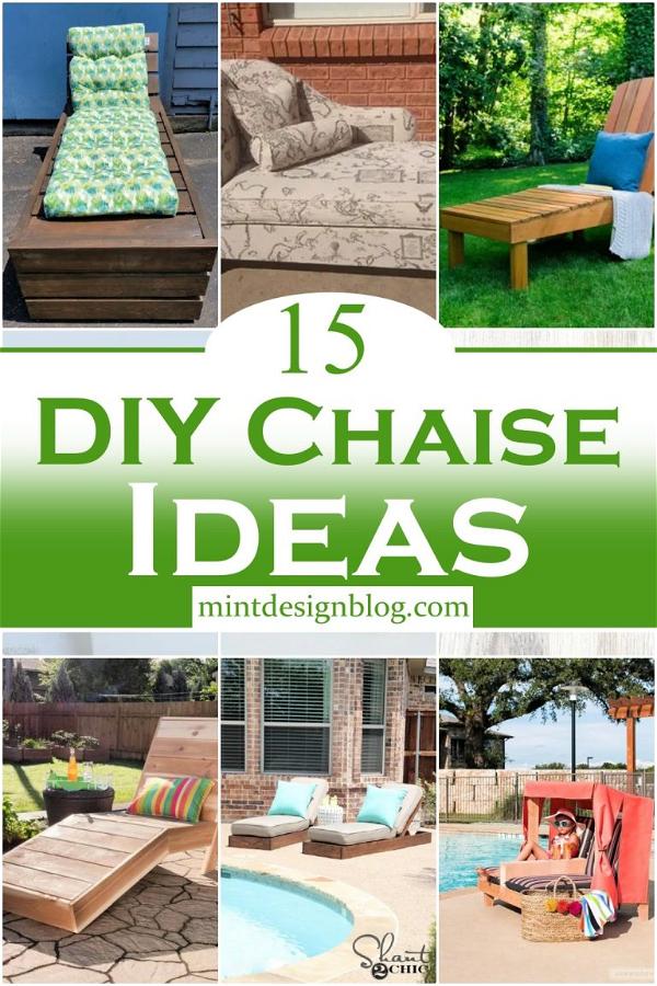 15 DIY Chaise Lounge Ideas For Outdoor - Mint Design Blog