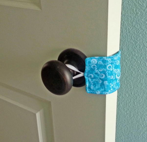 DIY Door Latch Covers