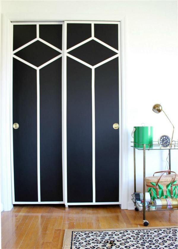 DIY Painted And Patterned Doors