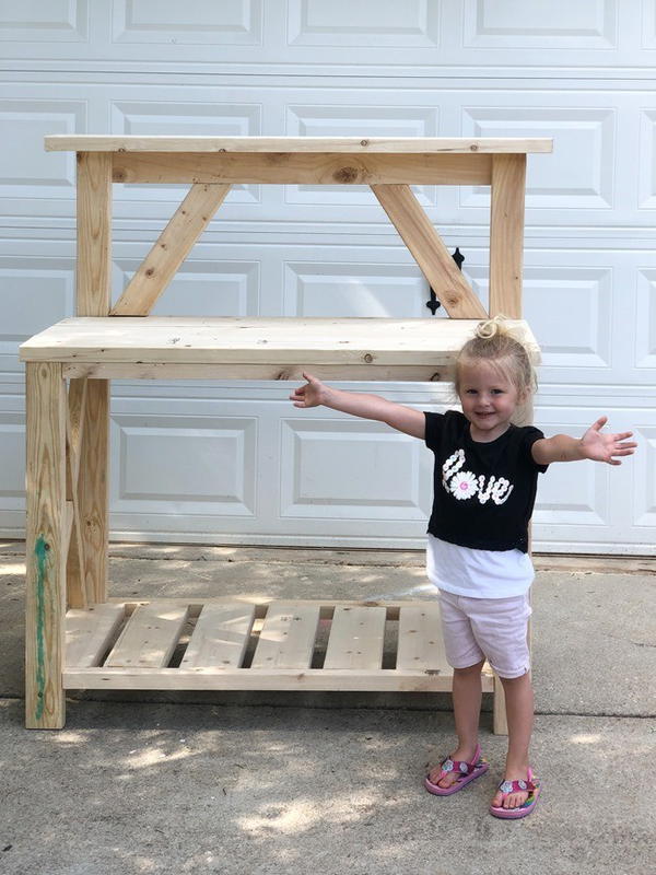 DIY Potting Bench 1