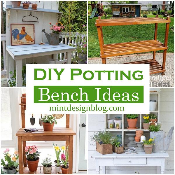 DIY Potting Bench Ideas 1