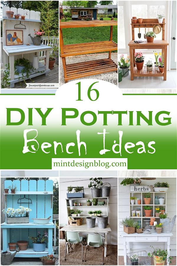 DIY Potting Bench Ideas
