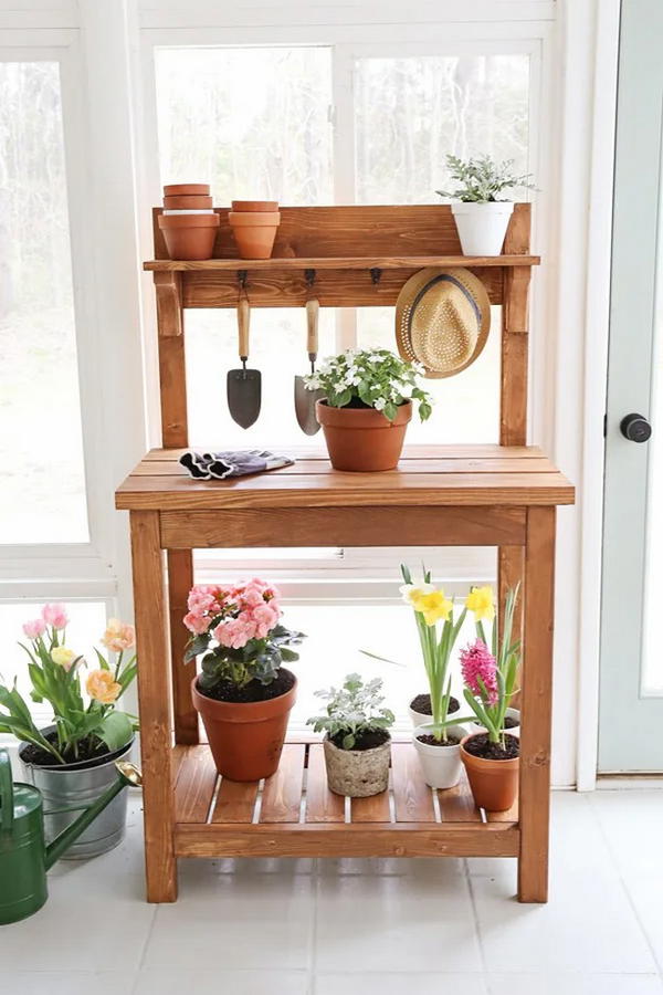 DIY Potting Bench