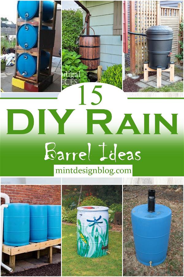 DIY Rain Barrel Ideas