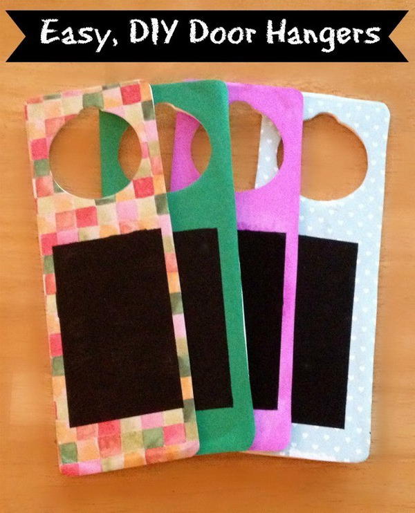 Easy DIY Door Hangers