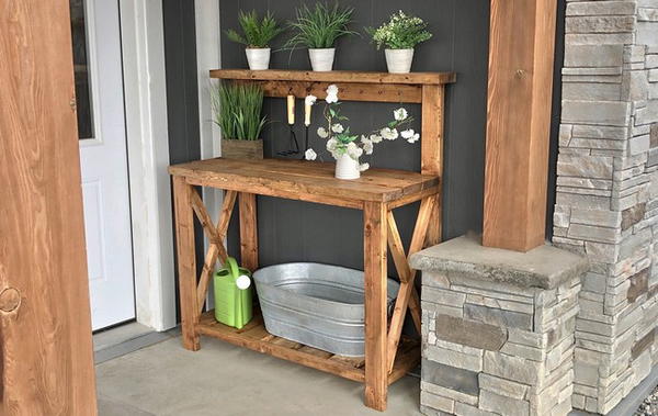 Farmhouse Potting Bench