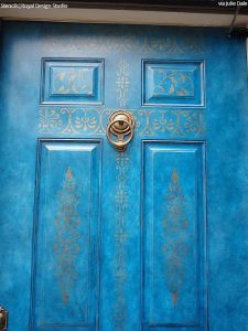 13 Cute DIY Door Painting Ideas - Mint Design Blog