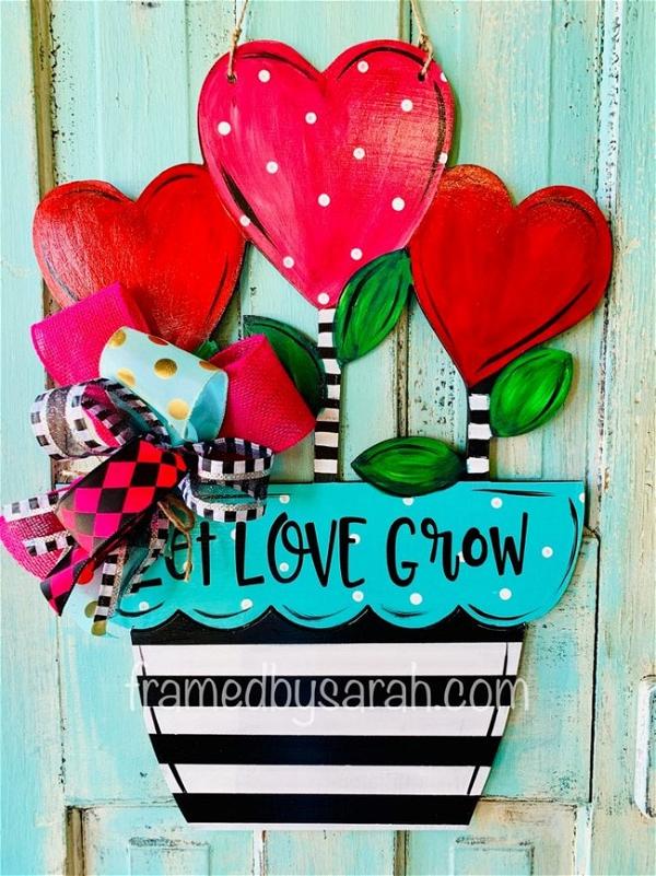 Whimsical Valentine Door Hangers