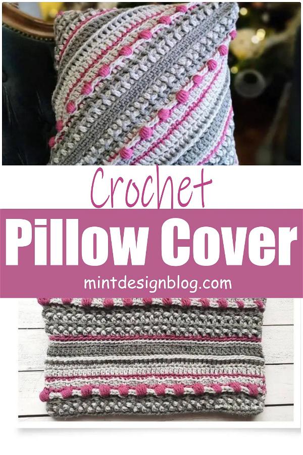 Crochet Buttercup Pillow Cover