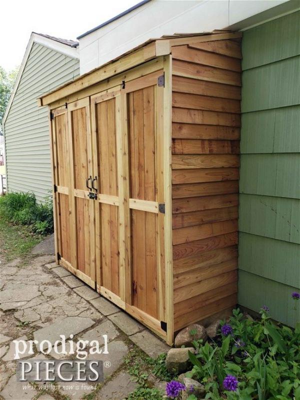 DIY Bike Garden Shed