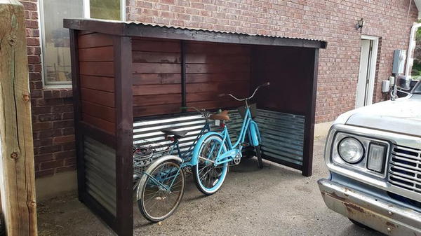 DIY Bike Shed 1