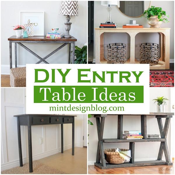 DIY Entry Table Ideas 1