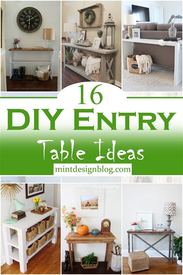 DIY Entry Table Ideas