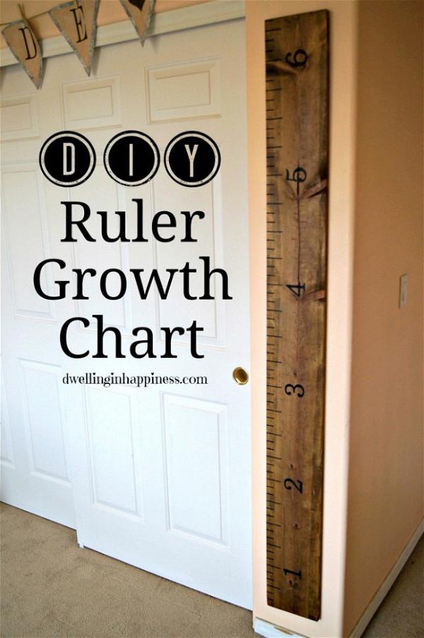 DIY Ruler Growth Chart 1