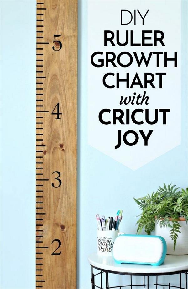 Ruler Chart with Cricut Joy