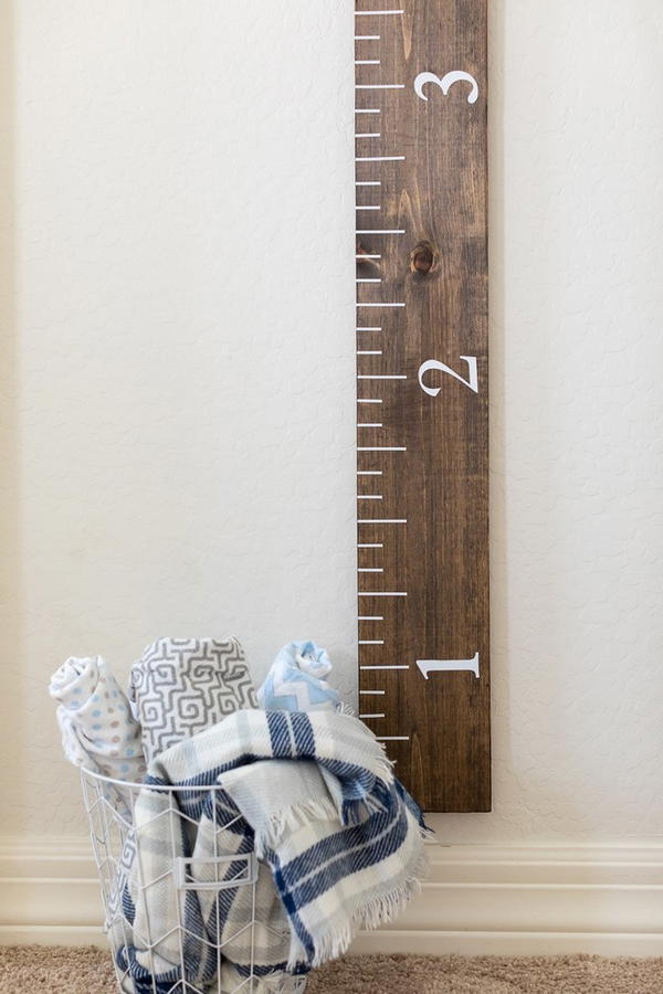 DIY Ruler Growth Chart