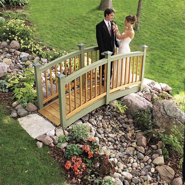How To Build A Classic Arched Backyard Bridge