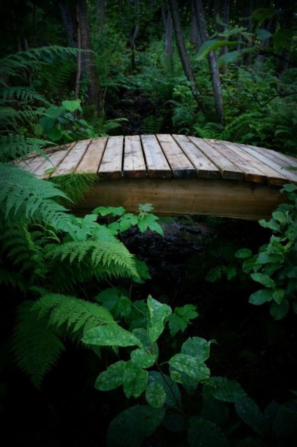 How To Make A Curved Garden Bridge