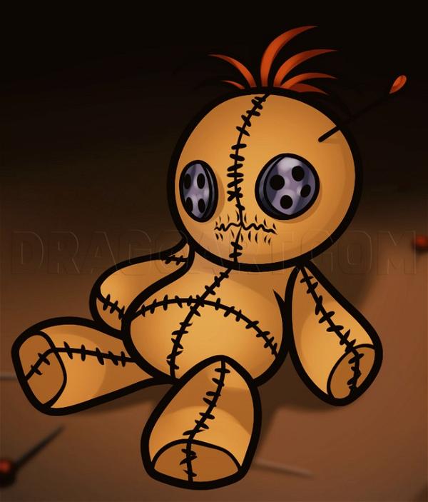 How To Draw A Voodoo Doll 2