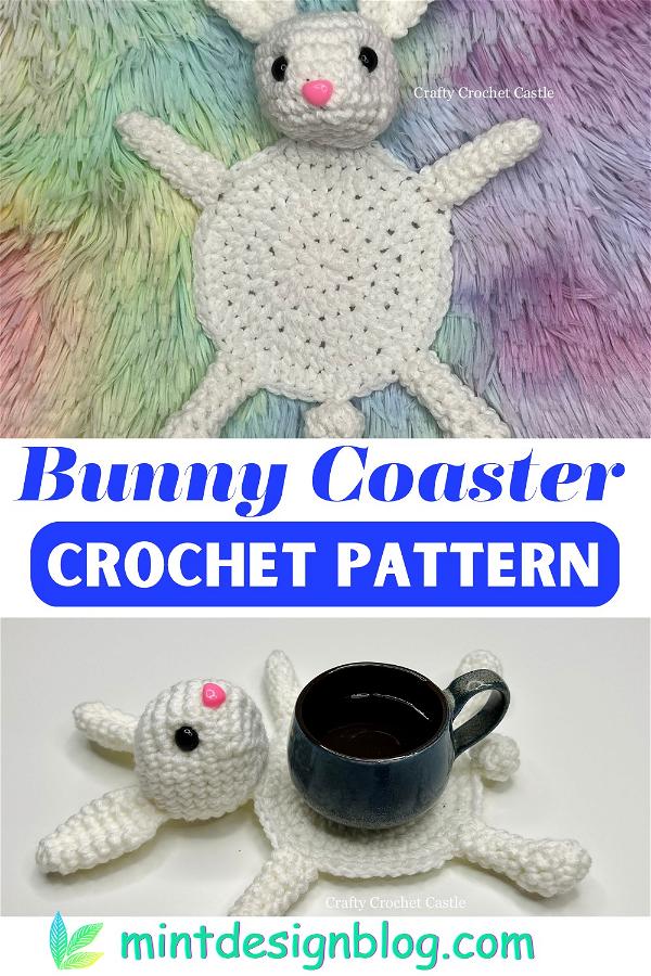 Bunny Coaster Crochet Pattern
