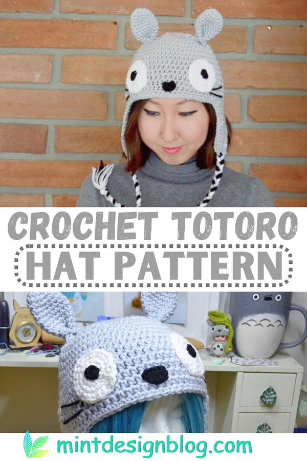 Crochet Totoro Hat Pattern