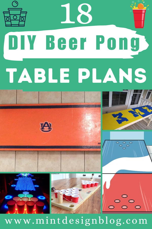 DIY Beer Pong Table Plans